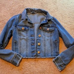 JEAN JACKET QUARTER LENGTH